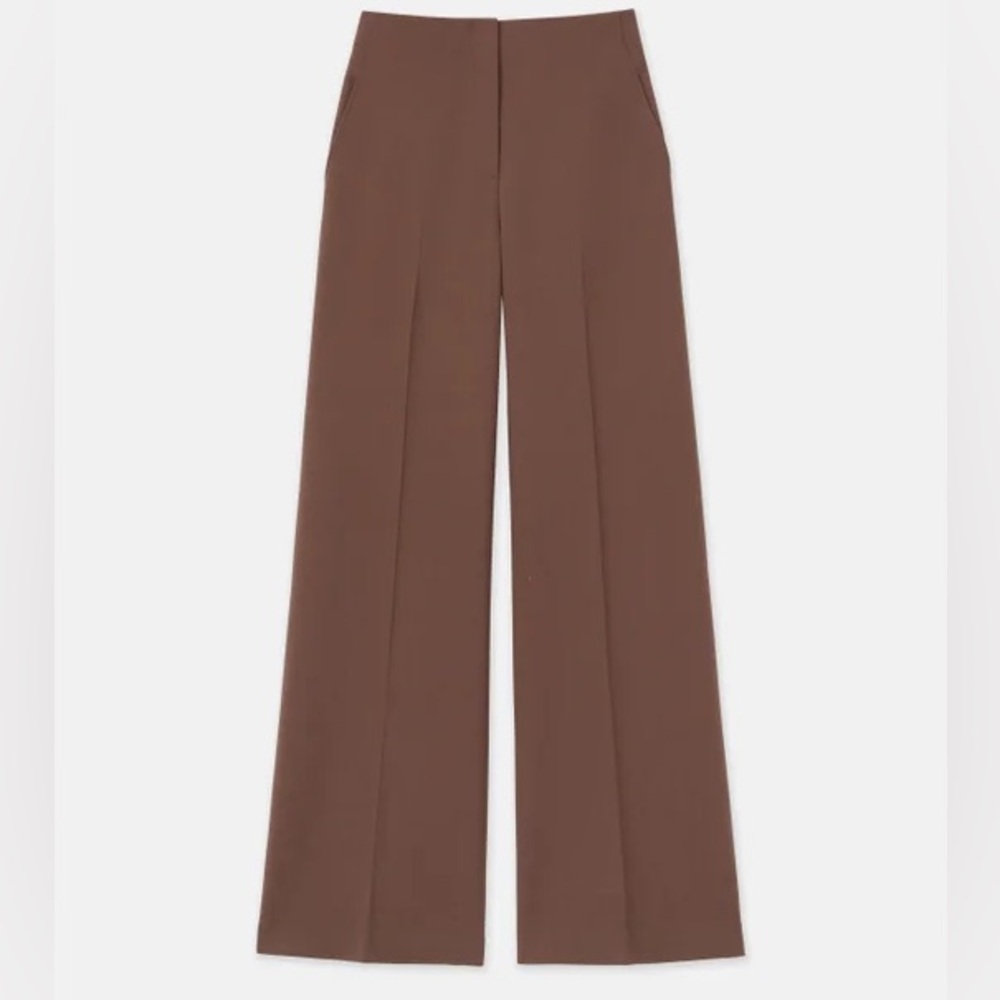 Lafayette 148 Wool Double Face Thames Pant 20W Wood Excellent Condition